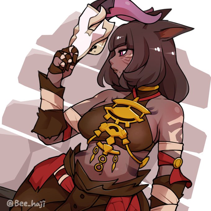 thank you for the Skeb request. their FF14 character! 