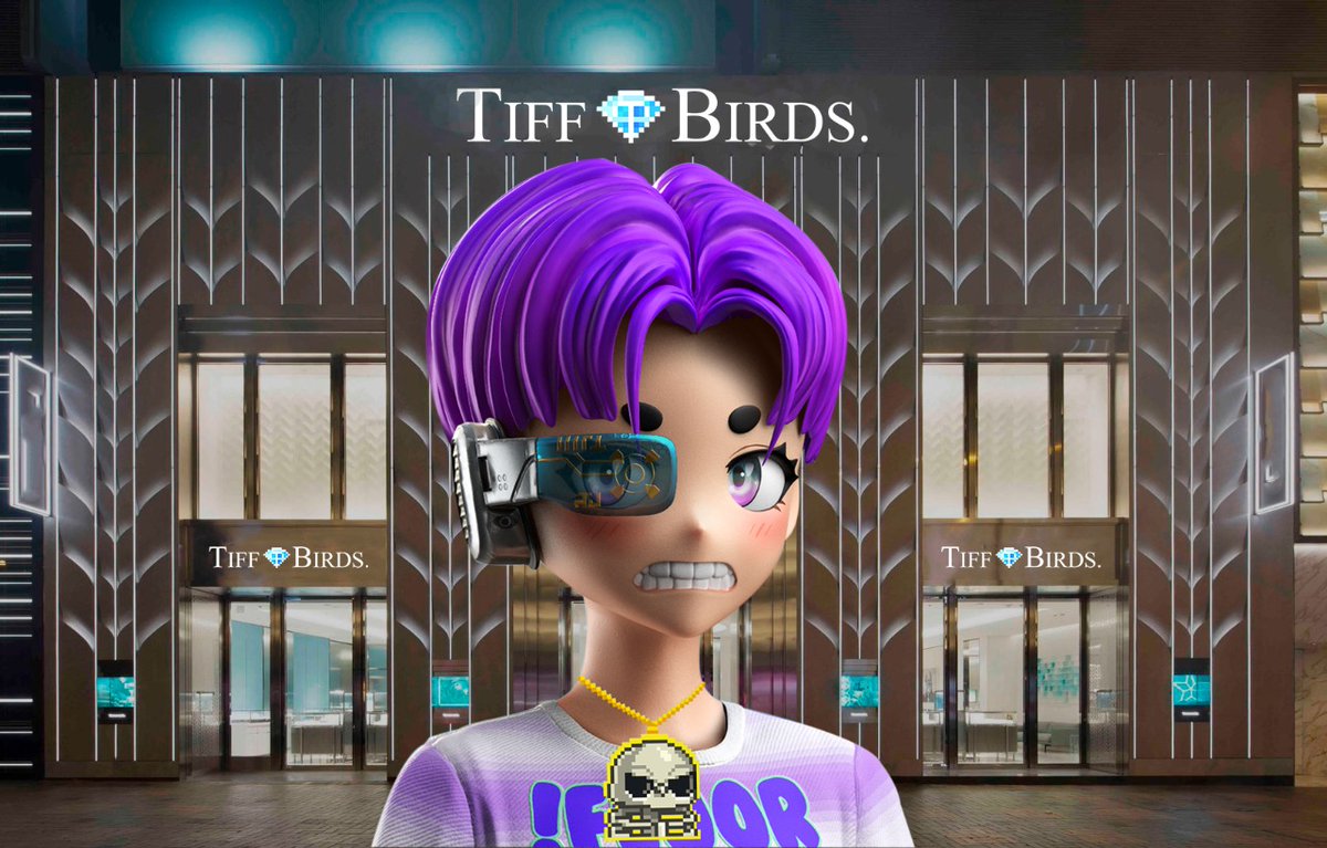 TiffBirds's tweet photo. All of the @RTFKT CloneX's yet you still can't clone his fucking swag 🦉

Welcome to the Tiffie club, clonies! 

Grab your TiffBirds Gold chain while it's hot and FREE at https://t.co/BVTfS4UJsv

#NFTee #FreeMint #TiffBirds https://t.co/0KrHJSwovm