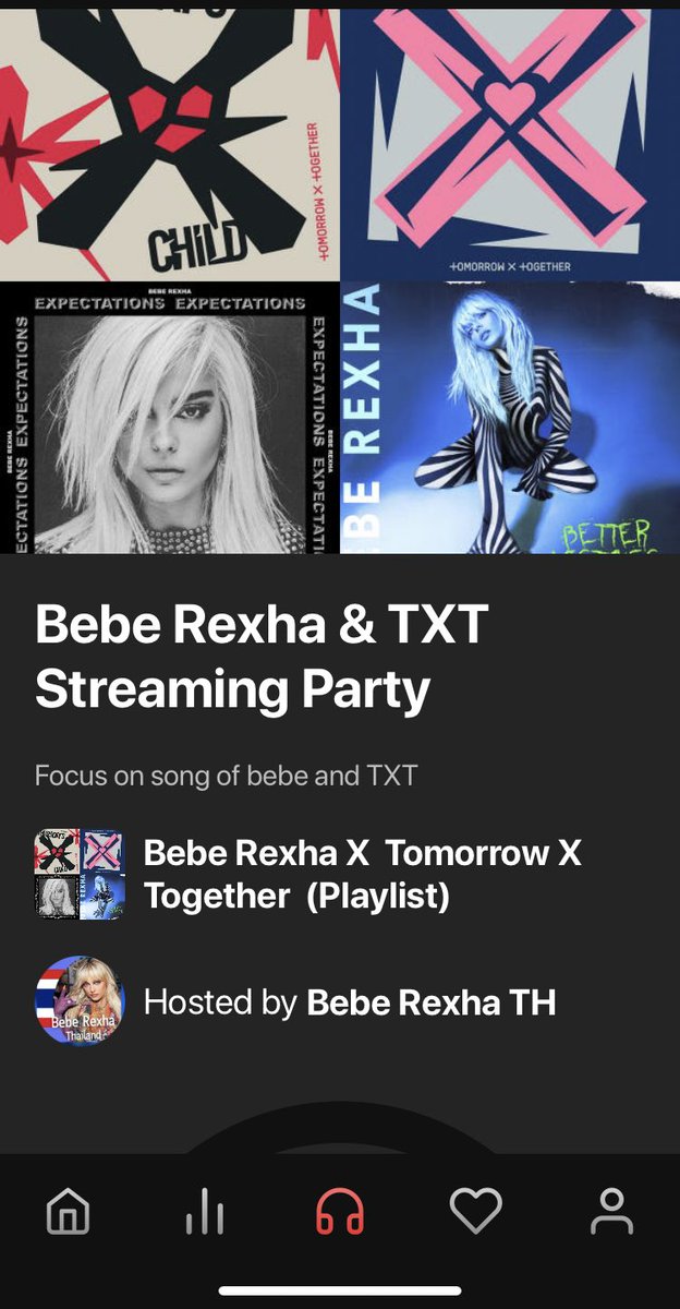 BebeThailand's tweet photo. 🚨 เชิญชวนเหล่า #MOA และ #Rexhars  เข้าร่วมสตรีมมิ่งปาตี้บนแอฟ Renaissance กับ  “ Bebe Rexha &amp; TXT Streaming Party “  ปาตี้เริ่มตั้งแต่วันนี้จนถึงวันที่ 8 ส.ค มาจอยกันนะคะ❤️ 

เข้าร่วมคลิก ➡️ https://t.co/LIg4cuqm4U 

#BebeRexha #TXT #BebexTXT https://t.co/eGIMn8hbRR