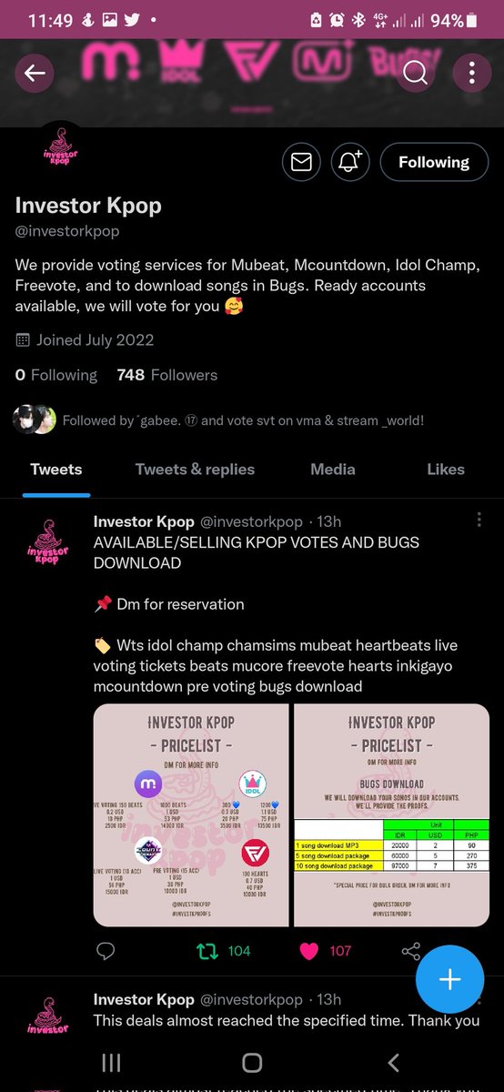 justdeeekaayy's tweet photo. @istan13_dorks @investorkpop @pledis_17 📌 STREAM: _WORLD MTV
https://t.co/QiJGyZp96e
📌 STREAM: ROCK WITH YOU MTV
https://t.co/wNMXxR0Zag
📌 STREAM: DARLING MTV
https://t.co/Il6z2Bk4jx
SECTOR17 BILLBOARD TOP 4
#세븐틴 #SEVENTEEN #SECTOR17
#_WORLD @pledis_17 #_World4thWin
#TakeOverCARATS #SECTOR17_BB200 https://t.co/BImtTPeSul