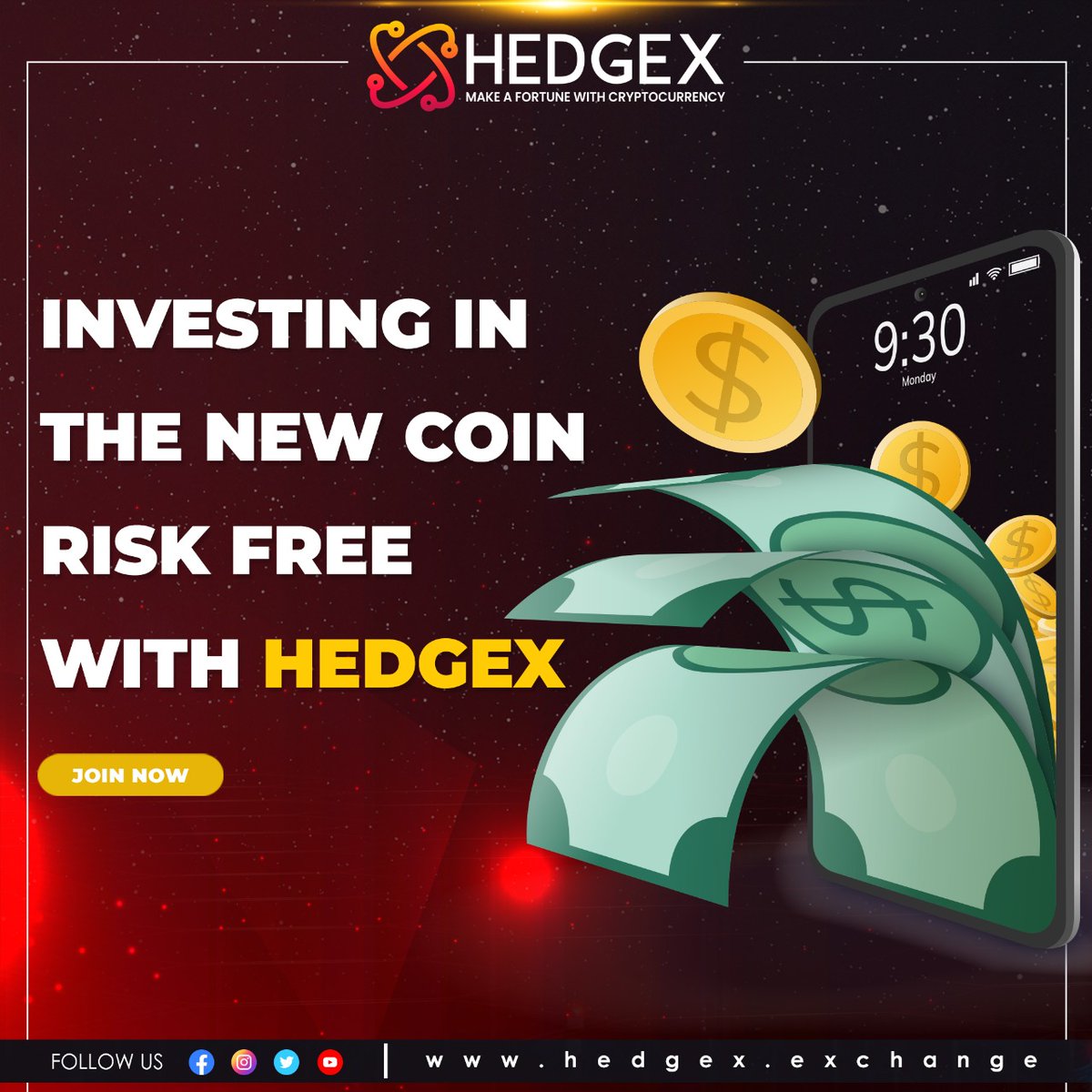 hedgexacademy's tweet photo. First Crypto Hedging Exchange

#crypto #bitcoin #cryptocurrency #blockchain #ethereum #btc #bitorio #btro #forex #trading #money #cryptonews #cryptotrading #bitcoinmining #cryptocurrencies #investing #eth #investment #bitcoinnews #nft #business #entrepreneur #binance #trader https://t.co/vcApIChCZc