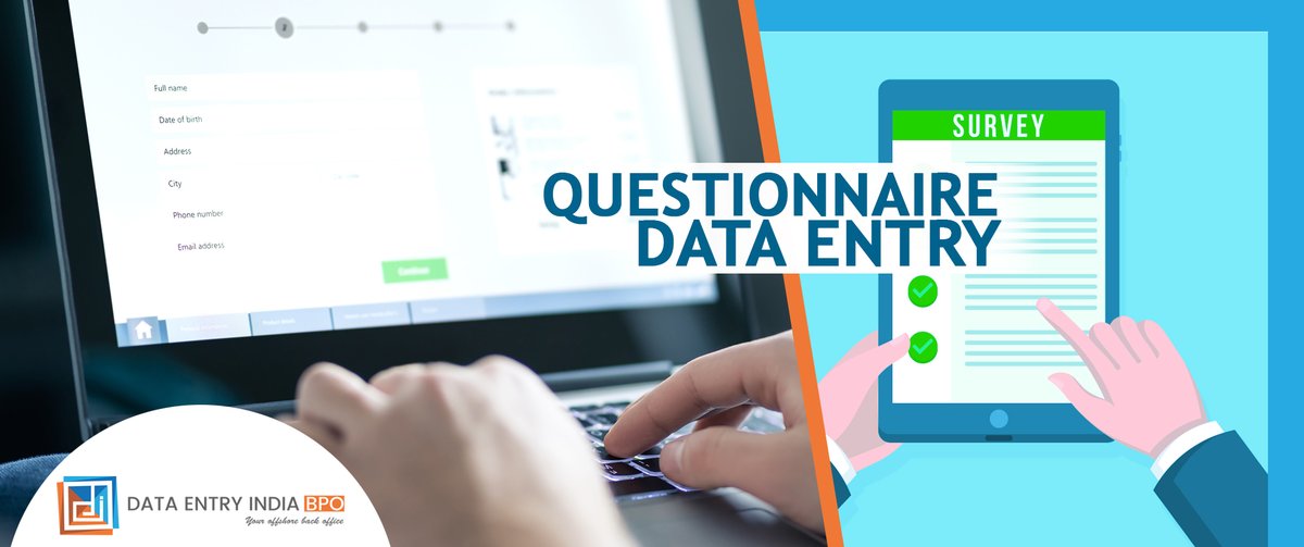 DataEntryBPO's tweet image. Data Entry India BPO is one amoung the best BPO outsourcing company who provides high quality questionnaire data entry service at cheap rates.
Read more: dataentryindiabpo.com/questionnaire-…
Email us: support@dataentryindiabpo.com
#questionnairedataentry #surveydataentry #dataentry #BPO