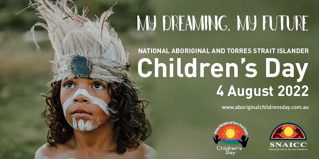 Today is National Aboriginal and Torres Strait Islander Children’s Day. This year’s theme is ‘My Dreaming, My Future’, recognising the story that each young person is born into through their ancestral connections. Find out more > aboriginalchildrensday.com.au.