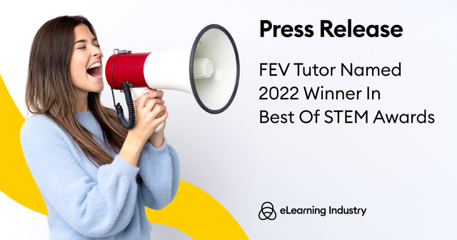 elearnindustry's tweet photo. #eLearningNews: FEV Tutor virtual tutoring program is recognized as a leader in the "Bridging the Gap: Tutoring Programs for STEM" category for accelerating student learning. Learn more: https://t.co/25MjHcKvy5 https://t.co/OVM9qILXTX