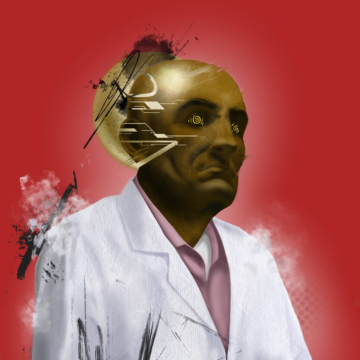 Introducing old Rossum 🥼
Genius mastermind behind everything.
The one who made that mistake with Robots and gave them real life... 🧬

Old Rossum supply: 99 pieces only
Utility: Solana income and drop 👀

All interactions will be considered for WL