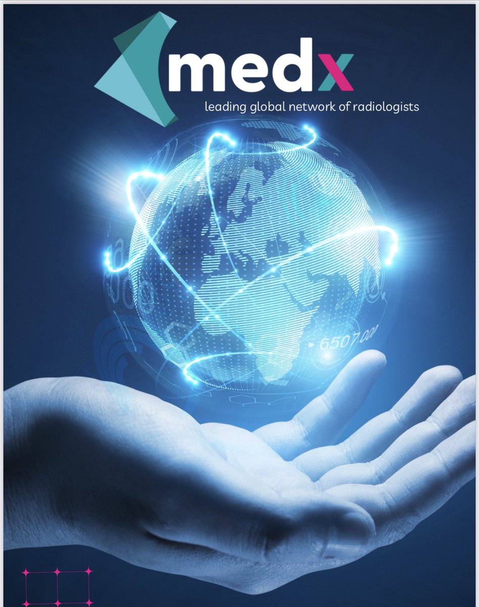 First offical Medx tweet. Very exciting. Offering global radiologist reporting. #radiology #teleradiology