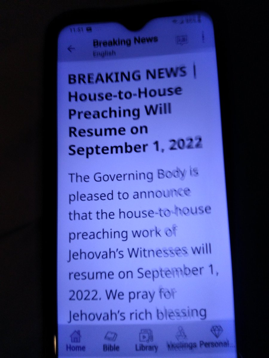 Good morning brothers and Sisters
We will resume our house to house Preaching on September 1, 2022 

Yesss🙏🙏🏡🏠💼💼😃👏👏🧑‍💼