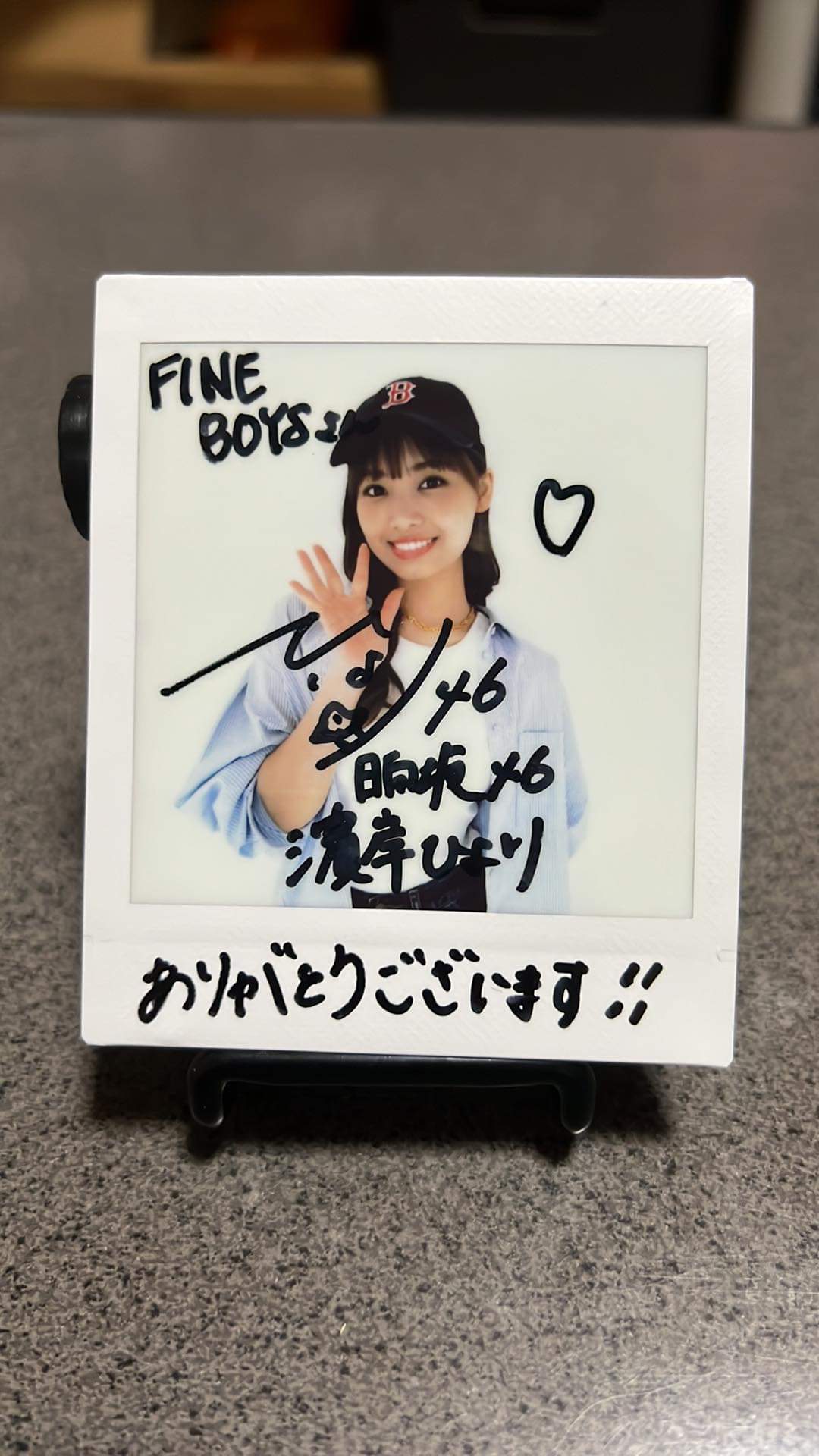 濱岸ひより サイン入りチェキ 【公式通販】