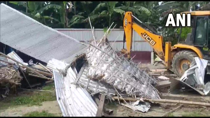 Assam: Another madrasa demolished over AQIS/ABT links, 37 including imams and religious teachers arrested so far