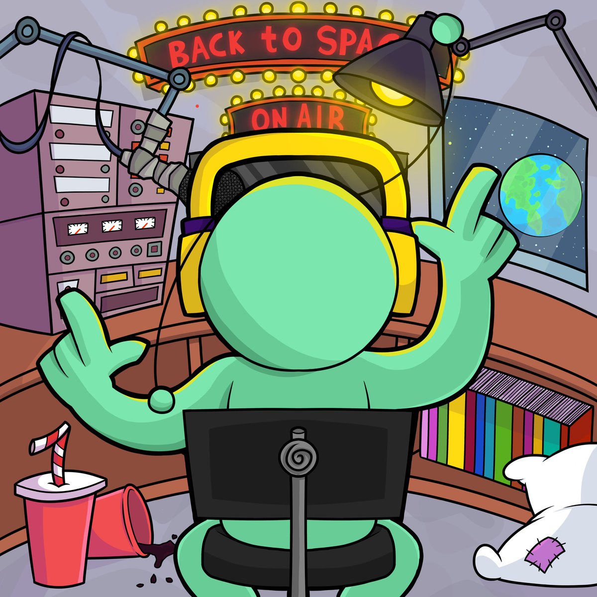 Welcome to "Back to Space" Radio!

The number🥇Space for all #Nft &amp; #music fans around the world 🌎

We are going live on our Twitter Space, at 12:00 p.m (EST), on Mondays, Wednesdays, and Fridays.

Tune in for a chance to participate in our Mega Giveaways, games and contests! 🎉