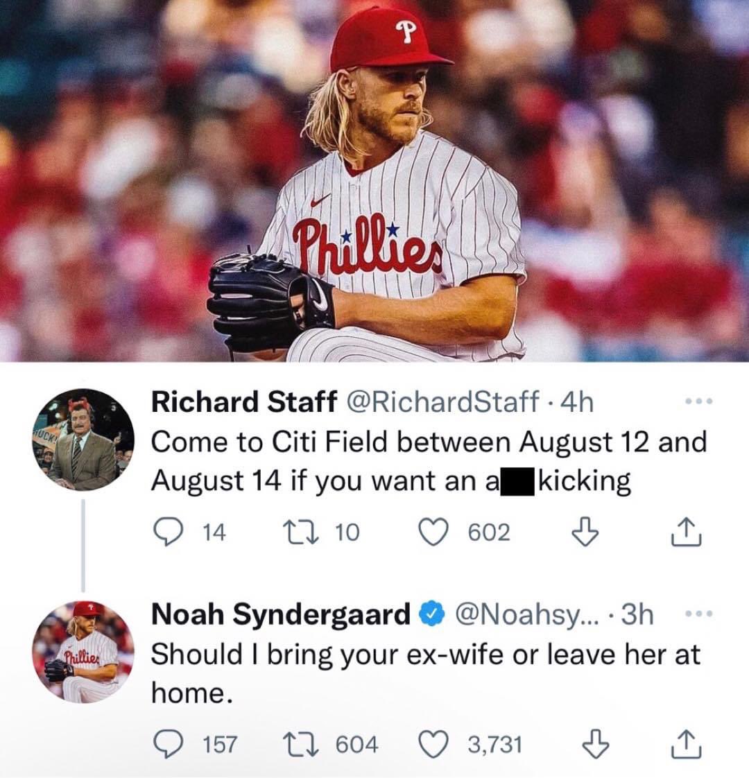 PV_PHL's tweet photo. Oh yea! This gets us!!! Welcome home @Noahsyndergaard #PhillyGuy #RingTheBell #Phillies https://t.co/8CD8OZvG1e