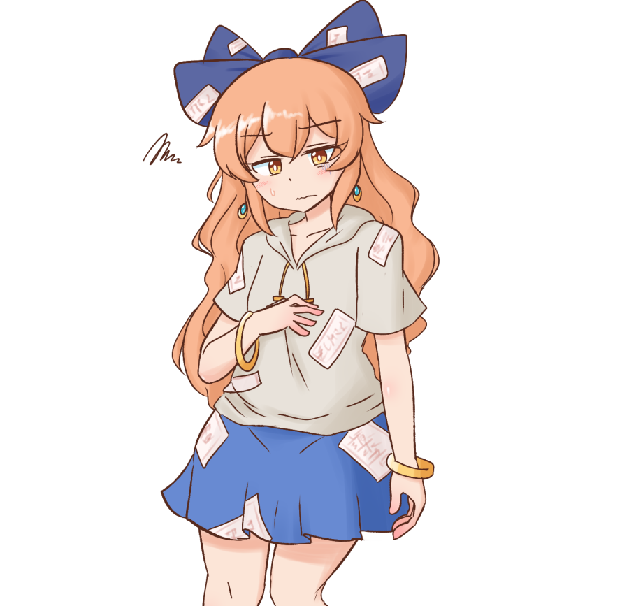 依神女苑 ,依神紫苑 「ゲーム内スキン用に描きました 紫苑服女苑 」|いすぃのイラスト
