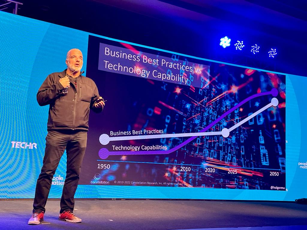 PeopleMatters2's tweet photo. "Every challenge is an opportunity and, through pandemic we have learnt that we need to rethink the thinking " - @holgermu, VP & Principal Analyst, @constellationr at #TechHRIN.
#TechHRIN #RethinkWhatsPossible #FreshEyes https://t.co/3h6IUdT8yd