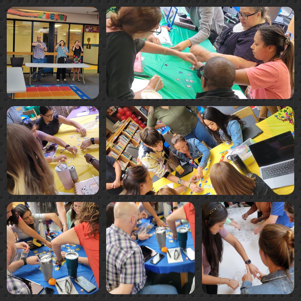 ClaudiaBolivian's tweet photo. I don't have words to express how blessed and proud I am of my Ginnings staff ♥️ and thankful to our PTA and parents for our delicious breakfast. 
We had a great day today and we know it will be an amazing year! Go Jaguars! @GinningsElem @GinningsPTA
#togetherasone https://t.co/UUv2X5QSFB