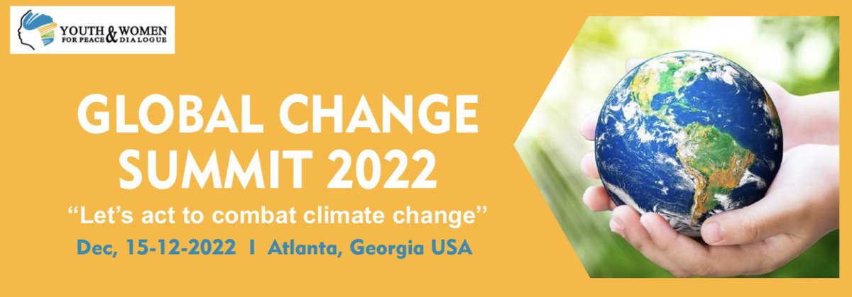 saqibjavedraja's tweet photo. Long wait is over! Applications are live now, 
GLOBAL CHANGE SUMMIT 2022, GA, USA
https://t.co/0VGIeNPP5Y
#youth, #worldwide, #globalwarming, #Global, #GlobalGoals, #SDGs, #womenempowerment, #climatecrisis, #climatechange https://t.co/q3iBErD9tQ
