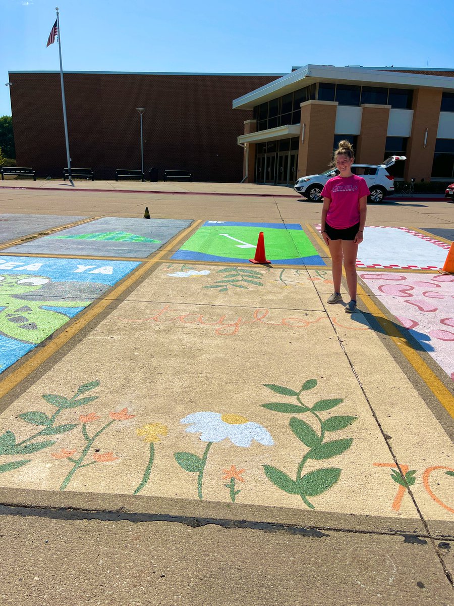 We’ll, that’s a wrap. Go check out the senior painted parking lot spots at Blair High School. <a href="/BHSBlair/">Blair High School</a>