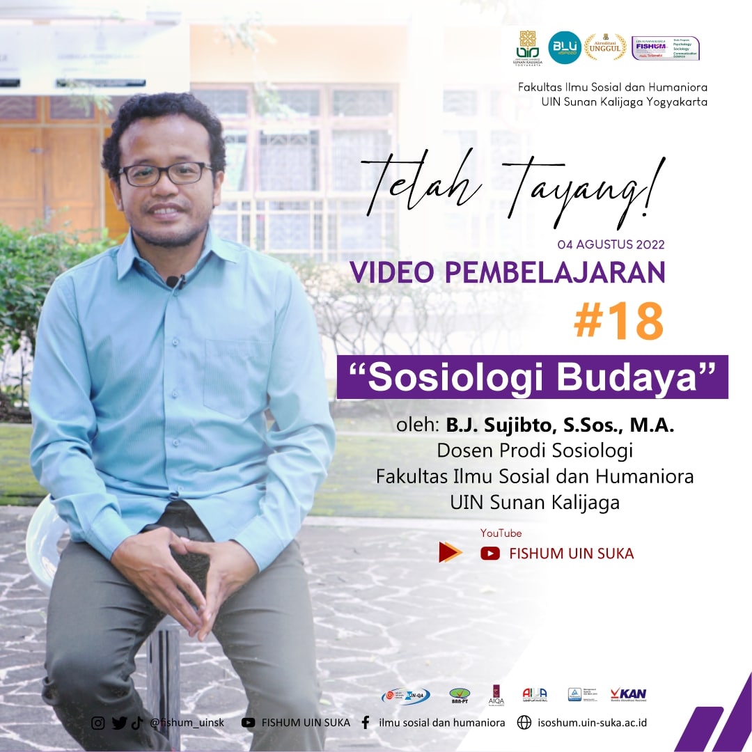 FishumUIN's tweet photo. Menurut Soemardjan dan Soemardi (1964), kebudayaan adalah sarana hasil karya, rasa, dan cipta masyarakat.

Lalu, bagaimana sosiologi mengkaji tentang budaya? Apa saja yang dikaji dalam kajian ini?

Yuk simak Video Pembelajaran #18 "Sosiologi Budaya" https://t.co/y5ZtgquC3v