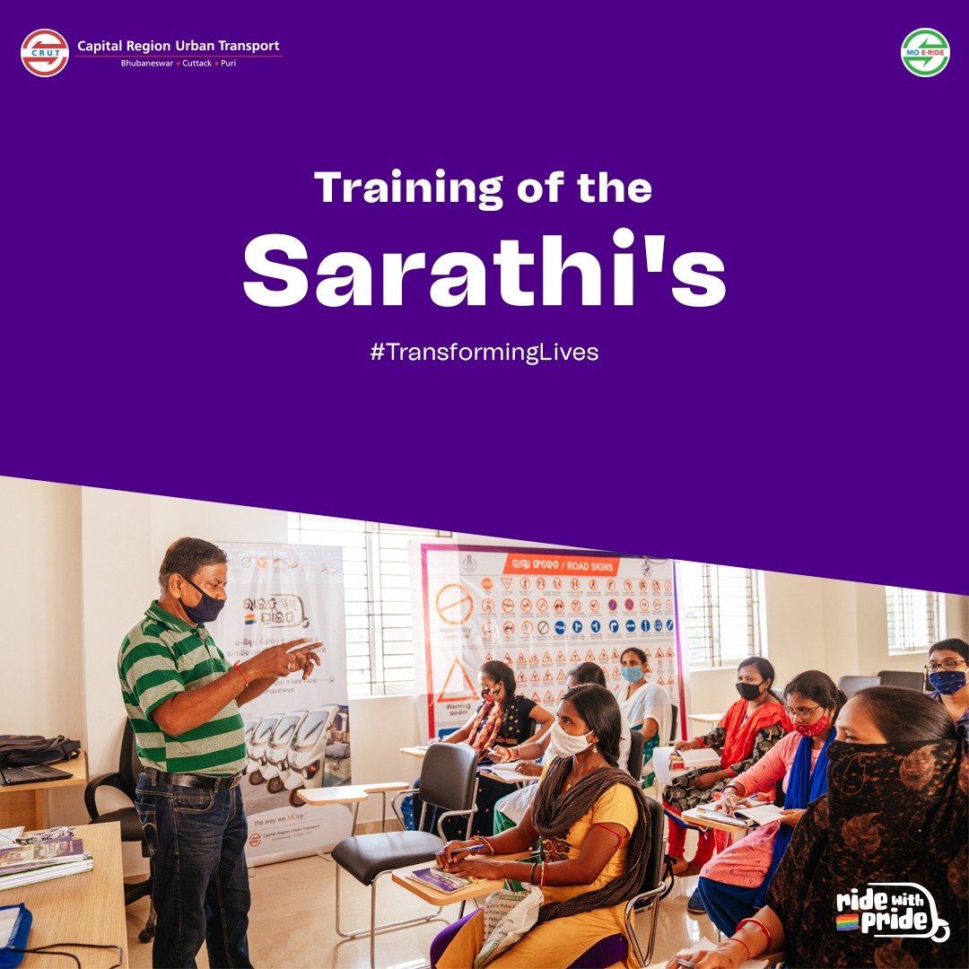 CRUT_BBSR's tweet photo. Our Sarathis have been provided with holistic training and capacity building to ensure they could provide you with seamless #MoERide service.
@giztransportIN @giz_india @BMZ_Bund @CTOdisha
#TrainingandCapacityBuilding
#ERickshaw
#Sarathis https://t.co/vsUDvQkF6X