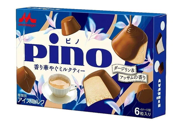 「ピノ」新作登場！！濃厚ミルクティーアイスを堪能できる！！