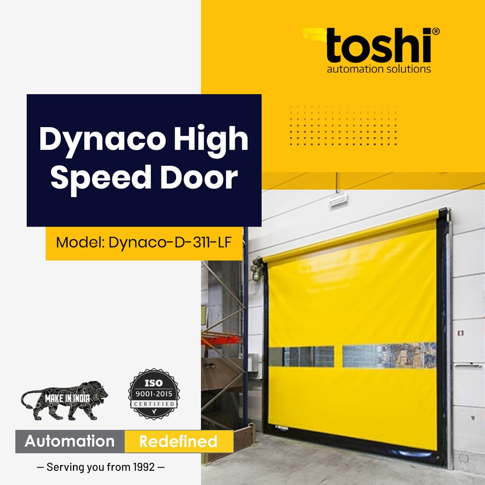 toshiautomation's tweet photo. Toshi Automation presents #Dynaco D-311-LF Power #HighSpeedDoor specifically designed for medium sized outside applications with intensive use. It protects your premises against wind, rain, snow, dirt and extreme temperatures. For details » https://t.co/kmuV65NvKO
#AUTOMATION https://t.co/78QK78fFvl