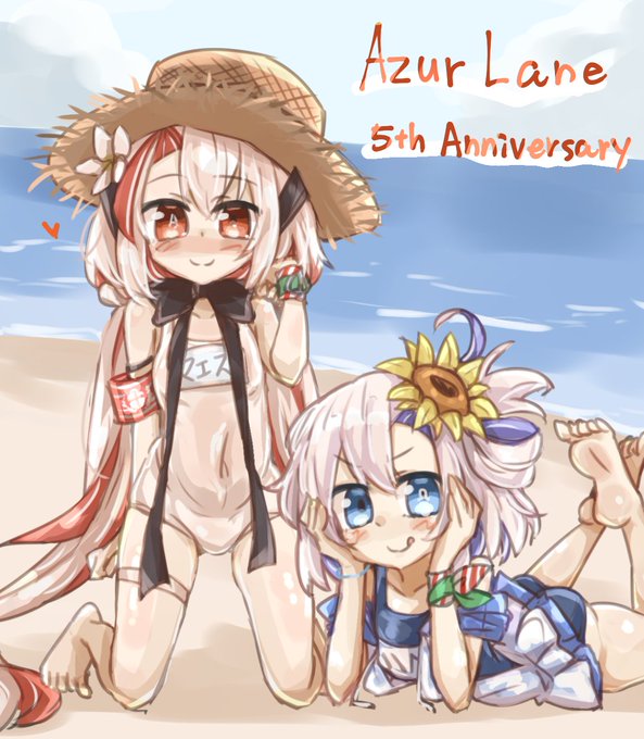アズールレーン5周年おめでとうございます。
@azurlane_staff 
#アズレン5周年アート 