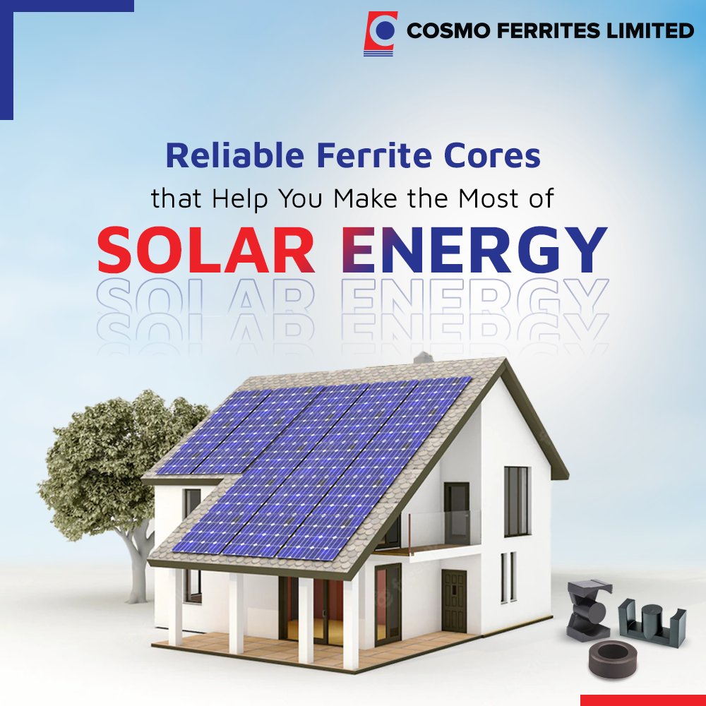 Cosmo_ferrites's tweet photo. Solar Energy is one of the most underrated renewable resources we can use as a community. Our reliable Ferrite Cores, like E cores, PM Cores and Toroidal cores, help convert this energy with maximum efficiency and minimum loss.

#CosmoFerrites #SolarEnergy #SolarInvertor https://t.co/b6TfS9GkS7