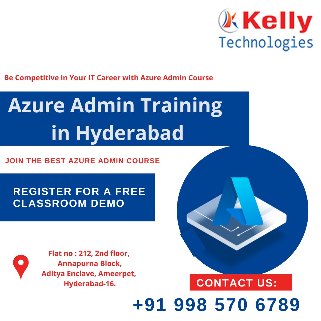 KellyTechno_adm's tweet image. Boost Your Salary by up to 26% with Azure Admin Certification
Register For a Free Classroom Demo on Session at Kelly Technologies
For More:
forms.gle/xEL3spJkF8LbkE…
For More:
kellytechno.com/Hyderabad/Cour…
#AzureAdminTraining #AzureAdminCourse #Hyderabad