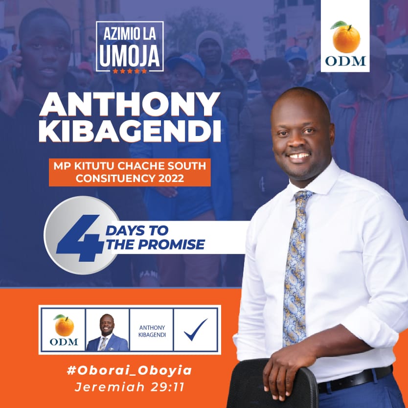nyanducha's tweet photo. 4 more days to the promise. @KibagendiToni @RailaOdinga @TheODMparty @RobertAlai

#AnthonyKibagendi
#AzimioLaUmoja
#RAOThe5th
#ChamaNiODM 
#KitutuChacheSouth
#TeamKibagendi
#Oborai_Oboyia
#Inawezekana
#30kStrong
#BlessedByBaba
#KijanaYaBaba https://t.co/mw6vNcLyXM