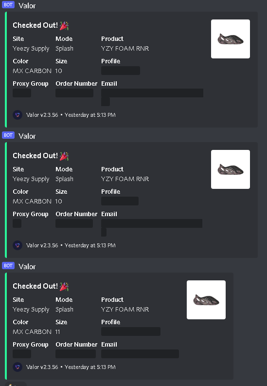 justinmarko's tweet image. First YS day was pretty bummed but ill take what they will give  me,
@notify 
@ValorAIO 
@LiveProxies 
@CometProxies 
@Jannnounts 
@VanishedIO 
@KickzNBrickz