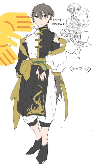 @inunosippohuwah やったー!!!!
このキャラでお願いします…!!!
(耳とかしっぽは生えてないのですが)
まだ落書きばかりでちゃんとした立ち絵が無く申し訳ないのですがトマさんの画風で見てみたくて…! 