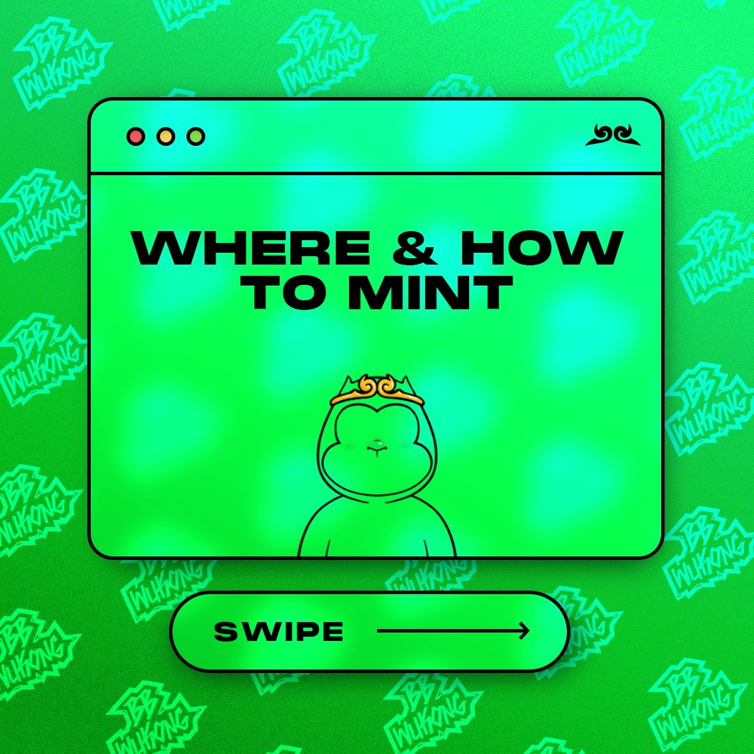 Sweetjamstudios's tweet photo. 🚨𝐖𝐇𝐄𝐑𝐄 𝐀𝐍𝐃 𝐇𝐎𝐖 𝐓𝐎 𝐌𝐈𝐍𝐓 🚨
Mint day is coming and here's some reference for you on minting your BB Wukong!

We are doing an online digital meet-up on our discord where we run through the full process live with @wukong 𝗧𝗢𝗡𝗜𝗚𝗛𝗧 𝗮𝘁 𝟴𝗽𝗺 𝗦𝗚𝗧. 

#NFT https://t.co/WxBdSQ52CJ