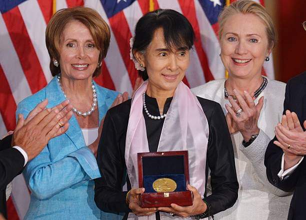 The forgotten lady in the jail! Myanmar's struggle for democracy should not be ignored.  <a href="/SpeakerPelosi/">Nancy Pelosi</a> <a href="/SecBlinken/">Secretary Antony Blinken</a> <a href="/VP/">Vice President JD Vance</a>