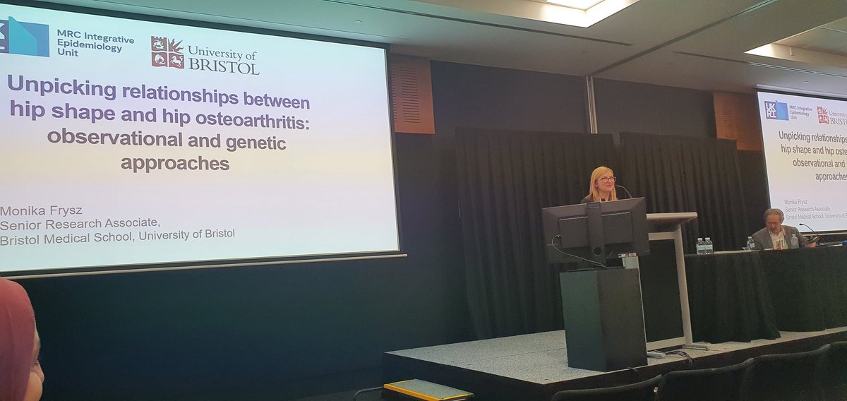 Timo Damm (@timodamm) on Twitter photo ANZBMS B.O.N.E Speaker <a href="/MonFrysz/">Monika Frysz</a> just gave a great presentation about observational and genetic relationships between hip shape and hip osteoarthritis and related findings from UK Biobank in the very last talk at this year's #AnzbmsMepsaAnzors2022 conference. Really enjoyed it! ANZBMS B.O.N.E Speaker <a href="/MonFrysz/">Monika Frysz</a> just gave a great presentation about observational and genetic relationships between hip shape and hip osteoarthritis and related findings from UK Biobank in the very last talk at this year's #AnzbmsMepsaAnzors2022 conference. Really enjoyed it!