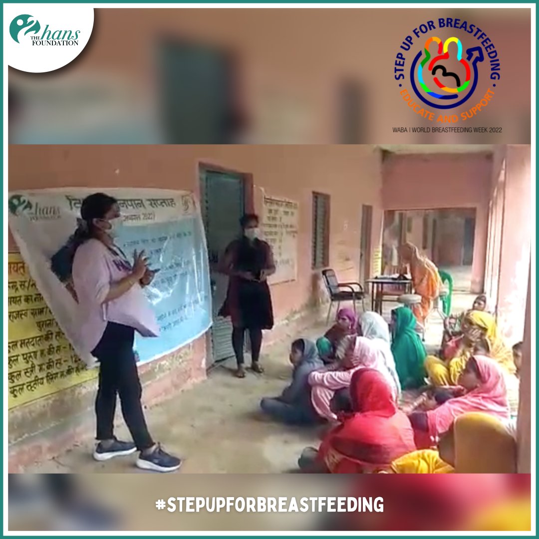 THF_INDIA's tweet image. On the 1st of August, #THF celebrated the #WorldBreastfeedingWeek in the remote villages of Jharkhand with our mobile medical units.

Our health workers engaged with pregnant and lactating mothers to sensitize them about the importance of breastfeeding
#educateandsupport #WBW2022