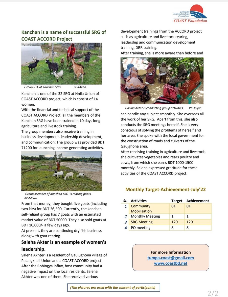 saifuljnusw's tweet photo. Desktop Newsletter of COAST ACCORD Project August,2022 implemented by @trust_coast funded by @MalteserInt at #cox's Bazar. @UNICEFBD @UNECOSOC @RezaKChyBD @IOMBangladesh @Rohingya_ISCG @MujibulMunir @IqbalUddin @Zahangircoast @shohag_shahin @TumpaAfroj https://t.co/R51ROVU26a https://t.co/uUawY64ehI