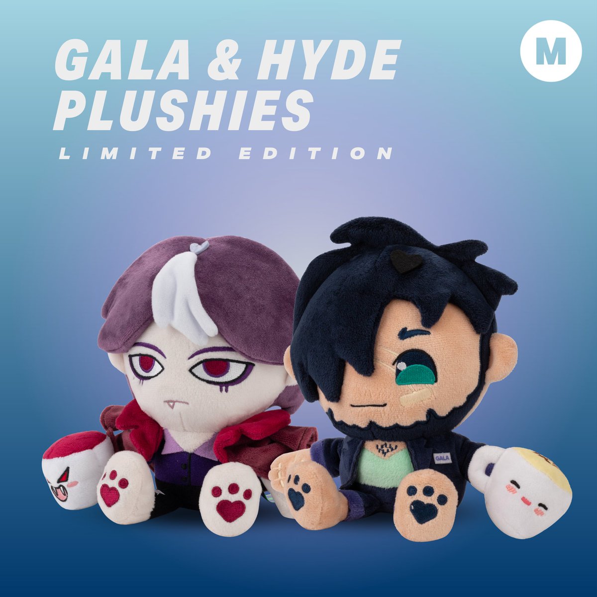 Gala & Hyde plushies campaign on @Makeship is now LIVE! 🧛🐺 Let's