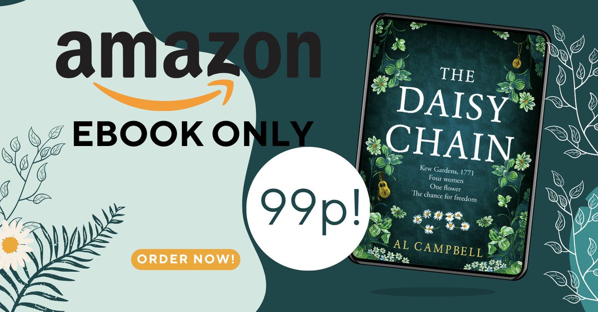 CIareChristian's tweet photo. 👀 What do we have here? The Daisy Chain ebook for only 99p! Read it for yourself to discover why it's getting so many five star reviews! #thedaisychain #historicalfiction #amazondeal #ebookdeal 

https://t.co/hCita5yfVz https://t.co/3v1gQpdh9W