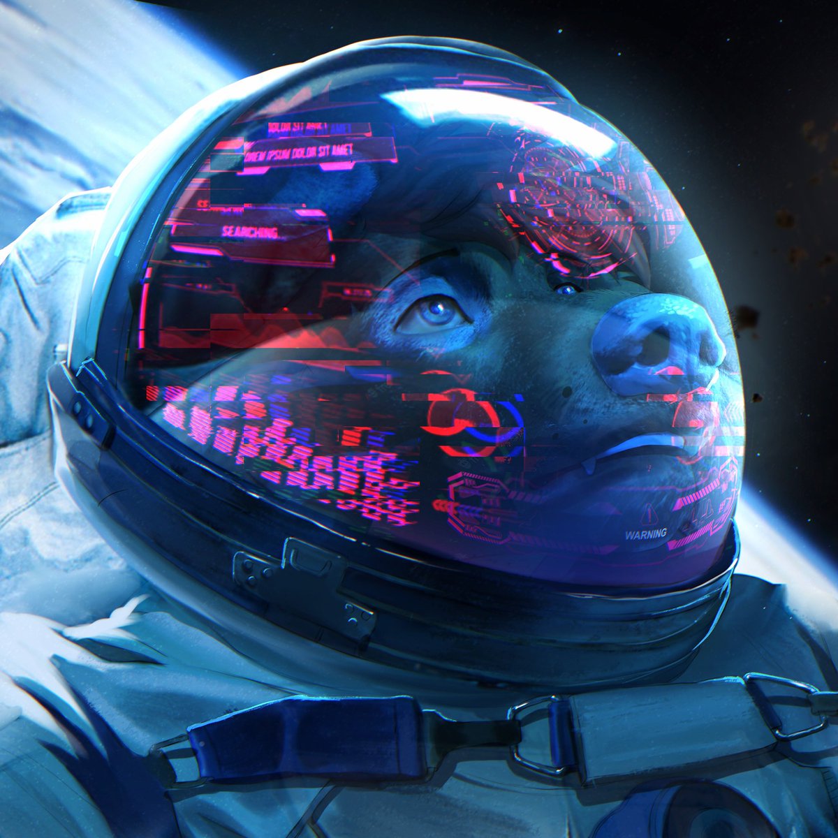 Faolan_Art's tweet image. Headshot commission @BlueTheFenndog !