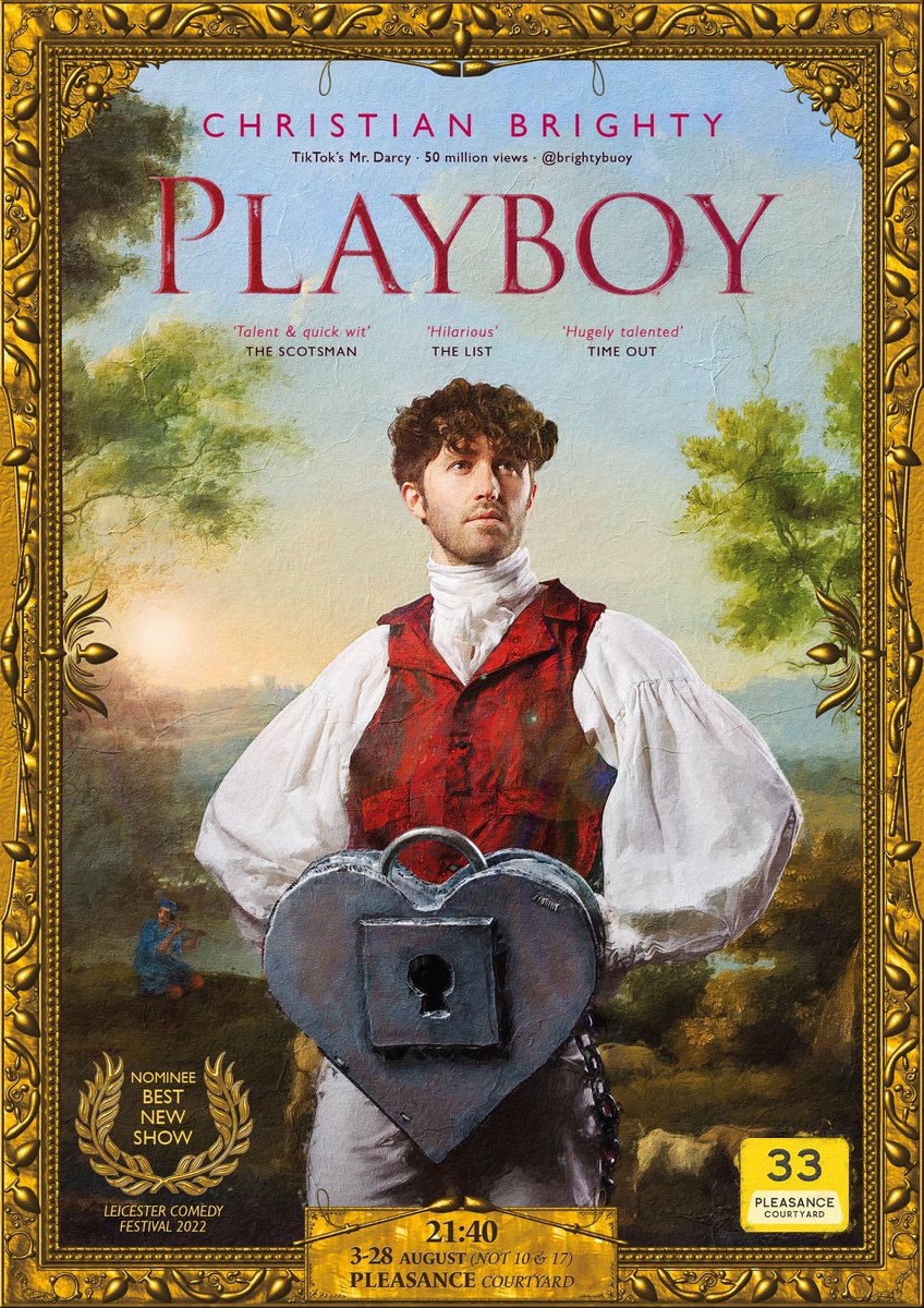 AltComMemSoc's tweet photo. Hearty recommend for @brightybuoy's Regency fuckboi at @ThePleasance, yes yes yes, much ridiculous lightly-scandalous good fun. https://t.co/kZX5ALB2hT https://t.co/qAbbooB47t