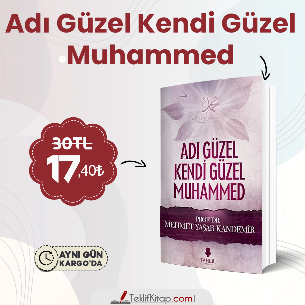 📚 Adı Güzel Kendi Güzel Muhammed
📍 30₺ YERİNE SADECE 17,40₺
📍 HEMEN SATIN AL:
teklifkitap.com/adi-guzel-kend…
#teklifkitap
#kitabadairteklif