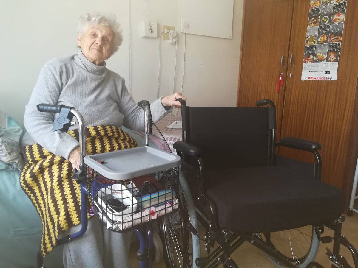 Grant Pienaar (MND warrior) (@fc60d732bdf4410) on Twitter photo We just donated a wheelchair to Tannie Isabel to assist her with mobility ๐๐ฉ๐ผโ๐ฆฝ<a href="/Promobilitysa/">Pro Mobility</a> @grantpienaarfoundation We just donated a wheelchair to Tannie Isabel to assist her with mobility ๐๐ฉ๐ผโ๐ฆฝ<a href="/Promobilitysa/">Pro Mobility</a> @grantpienaarfoundation