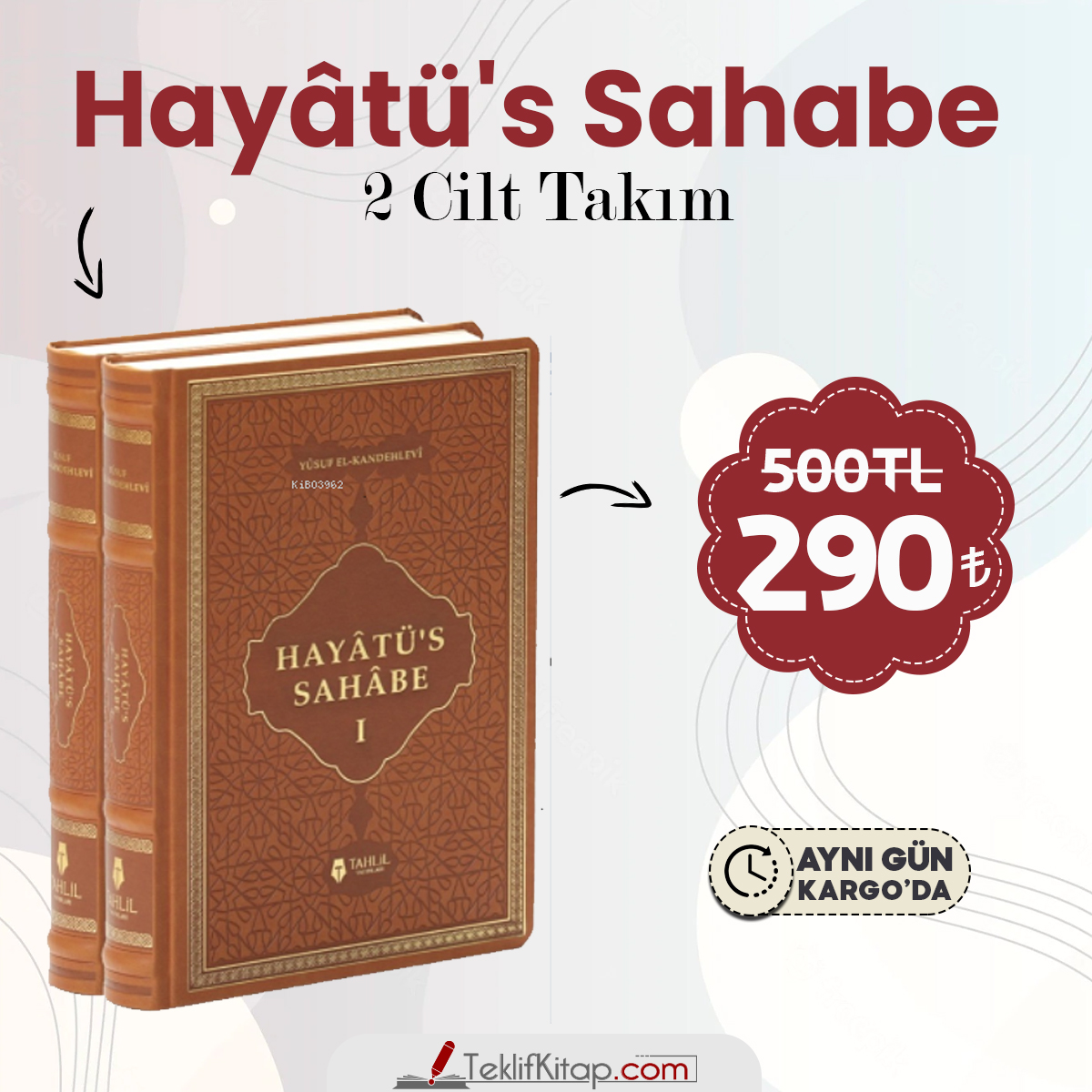 📚 Hayâtü's Sahabe
📍 500₺ YERİNE SADECE 290₺
📍 HEMEN SATIN AL:
teklifkitap.com/hayatus-sahabe
#teklifkitap
#kitabadairteklif