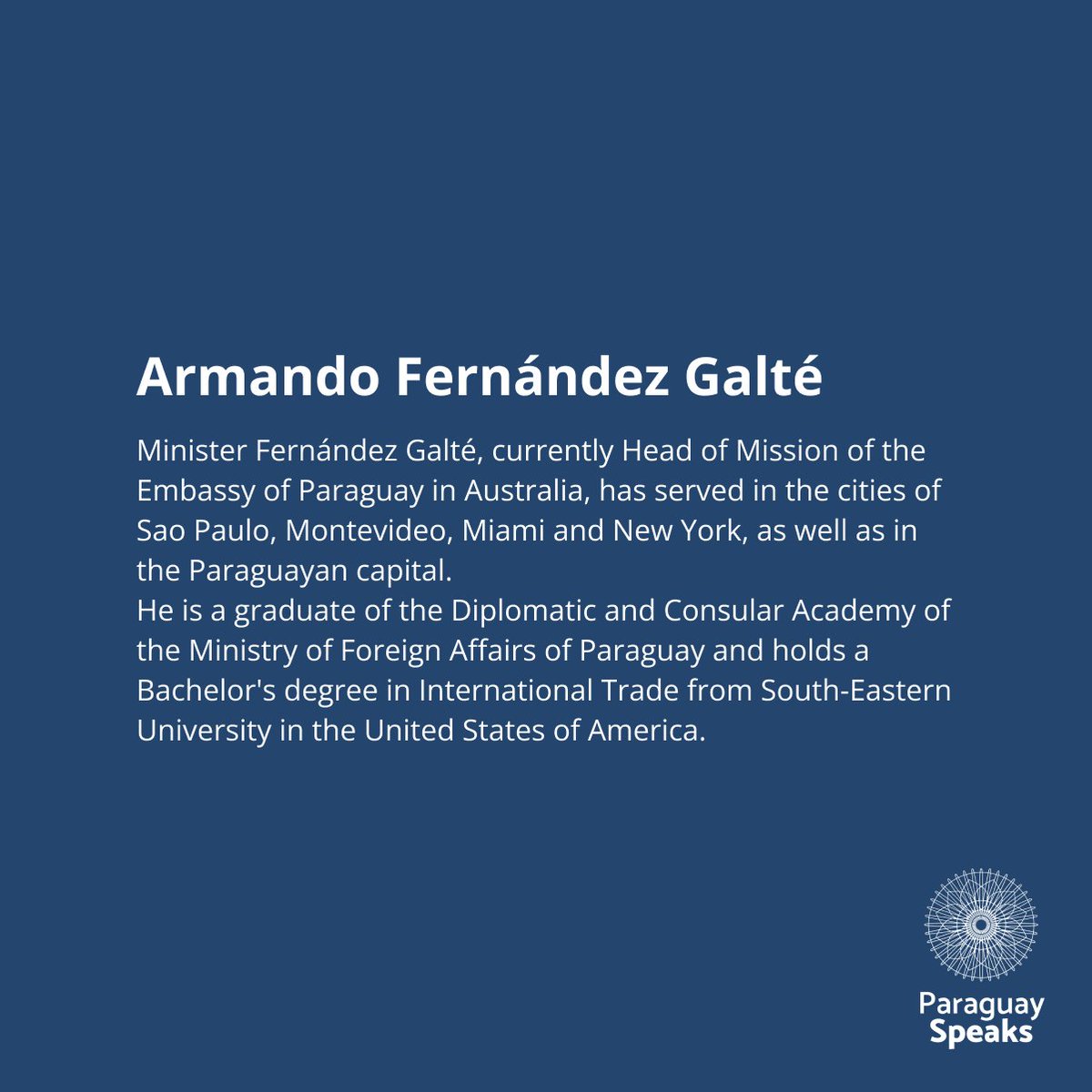 pyspeaks's tweet photo. We are happy to announce that the Embassy of Paraguay in the Commonwealth of Australia supports Paraguay Speaks 2022 and will be sharing details about the relationship between the two countries 🇦🇺🇵🇾 in one of the talks 🥳

Register here: https://t.co/0hdy5CPWQq https://t.co/QxxIrCpiHi