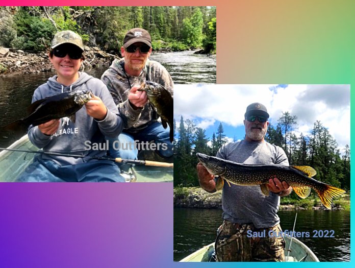 Scott Walker and son Ben - Kingsville ON
Last fishing blast before Bear hunt starts Aug 15!
Time to Pop the Corn :)

1 705 262 3851 - Byron 
#SaulOutfitters
#BearHunting
#Fishing
#HuntOntario 
<a href="/NeOntario/">Northeastern Ontario</a>
