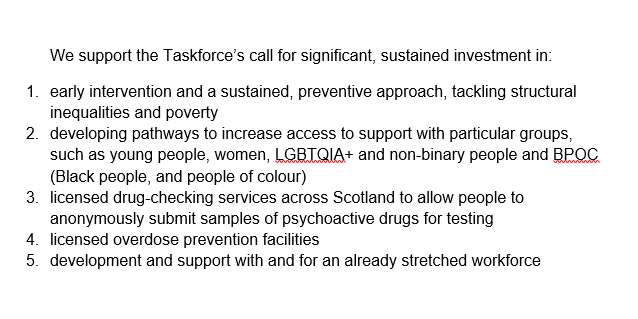A quote below from Emma Crawshaw, CEO of Crew 2000, supporting key points from the Taskforce report and echoing the need for significant and sustained investment.