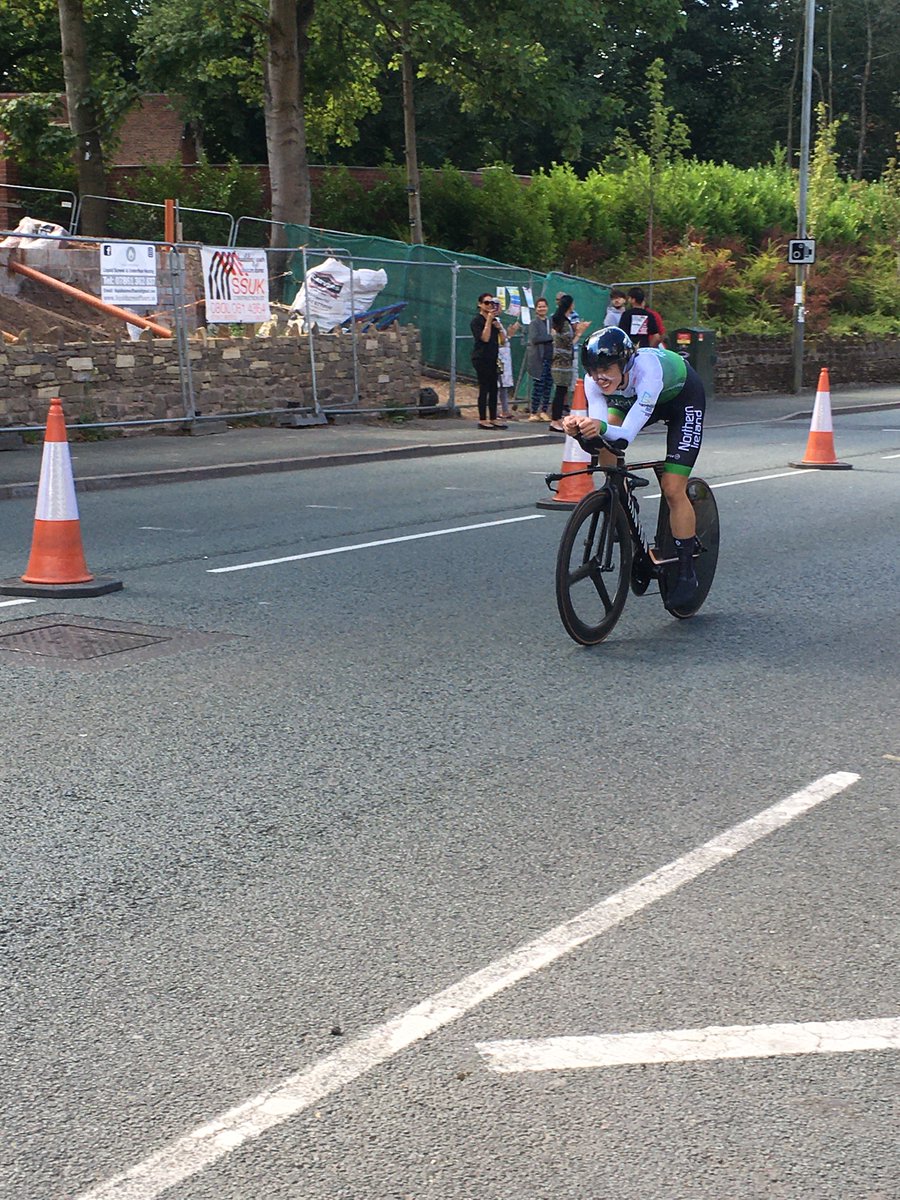 Mysteriousyarns's tweet photo. Wolverhampton looks fantastic today in the sunshine for the cycling time trial. Looking forward to the menโs race later with the lovely Geraint Thomas. #cwgwolves https://t.co/B4NllMlR94