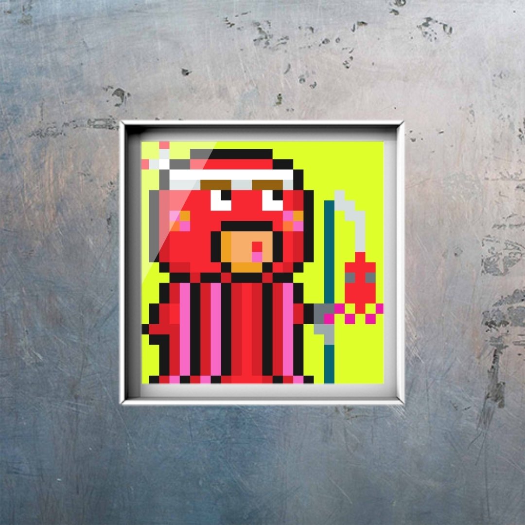 pixelanglers's tweet photo. お祭り大好きオクトパスボーイの原作の静止画バージョンが今ならなんと0.002 ETH🥳 @DJ_Chawan さんありがとうございます🚀

🎣🐙▶https://t.co/BZ5GZTBeBC

先日の日本NFT美術館さんのイベントにも展示された作品です😆✨ https://t.co/fdND3j1Bk7