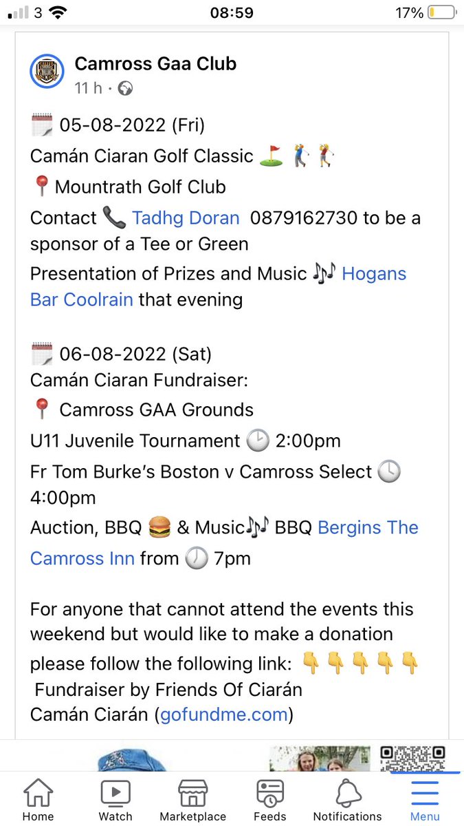 Info for the weekend