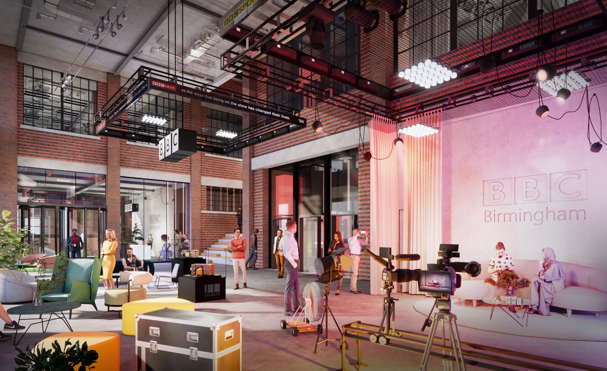BBCMidlandsPR's tweet photo. Want a bit more of a peek at the new BBC Birmingham office? 👀

We thought so ⬇️ https://t.co/41aIZA20Bw