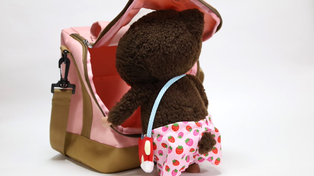 美品】東京トガリ ぬいぐるみ お出かけキャリーバッグ セット